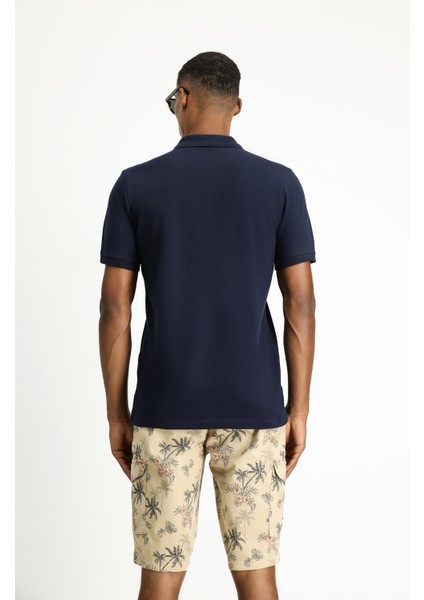 Slim Fit Dar Kesim Pamuk Polo Yaka Tişört fırsatları