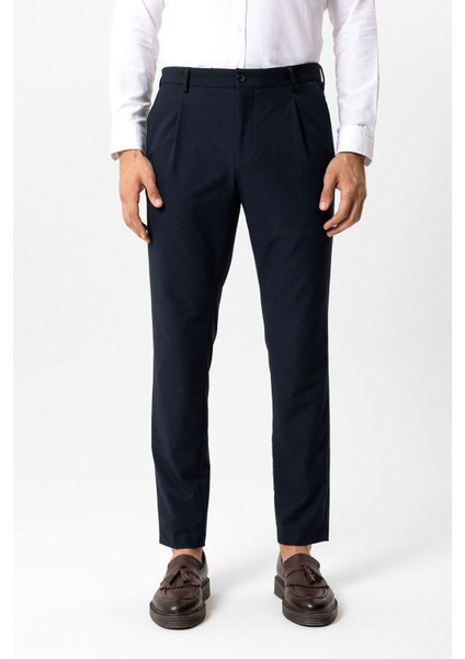 Lacivert Slim Fit %100 Pamuk Chino Pantolon fiyatları