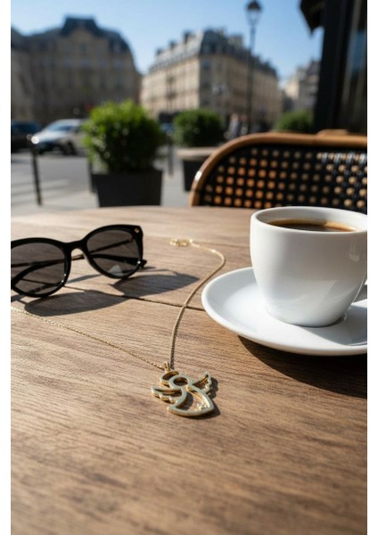 Melek Figürlü Zirkon Taşlı 14 Ayar Altın Kolye fiyatları