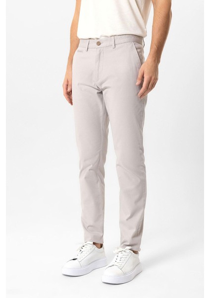 Taş Slim Fit Pamuklu Yan Cep Chino Pantolon modelleri