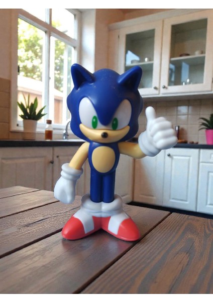 Vintage Kirpi Sonıc Orijinal Mini Figür & 8 cm