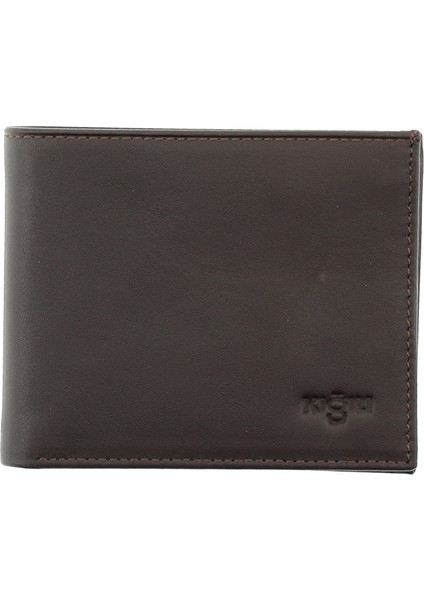 Düz Erkek Kartlık Para Bölmeli Deri Cüzdan