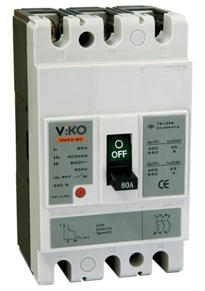 Kompakt Şalter 3X125 VMF2-125-SN2 35KA