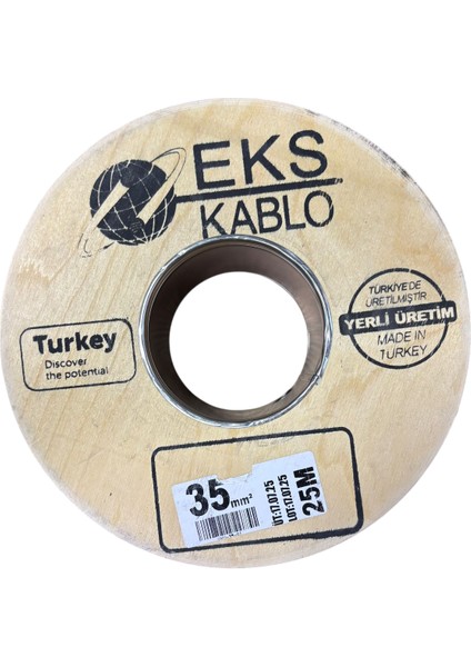 Akü Kablosu 35MM %100 Bakır Siyah 2 Metre Fiyatı