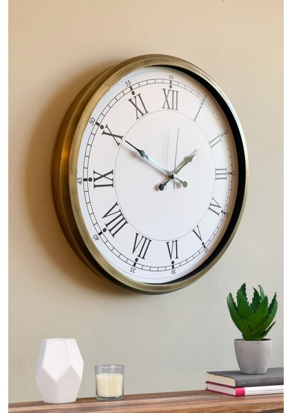 Metal Retro Duvar Saati | 52 cm | Butik Saat fiyatları
