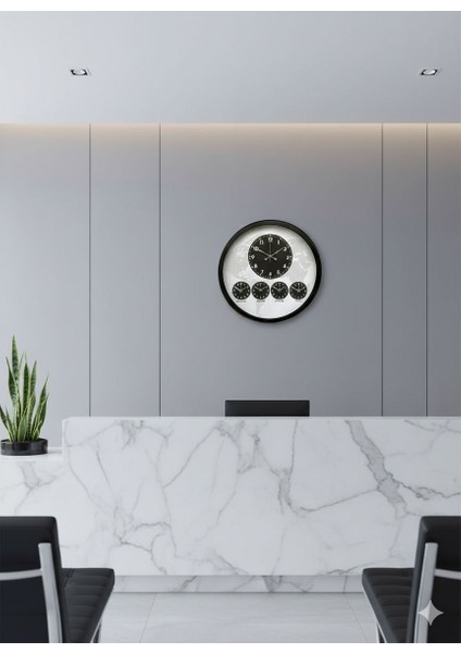 52 cm Siyah Dünya Saatleri Duvar Saatleri fiyatları