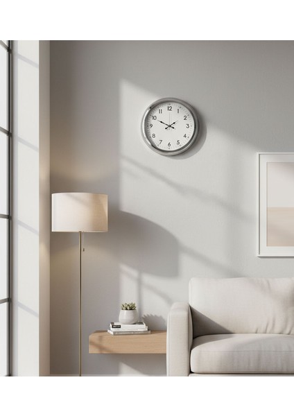 Metal Dekoratif Duvar Saati | 40 cm | Butik Saat fiyatları
