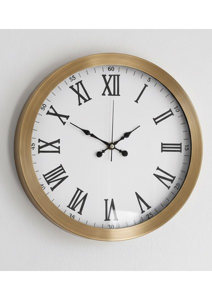 Dekoratif Eskitme Duvar Saati | 36 cm | Butik Saat