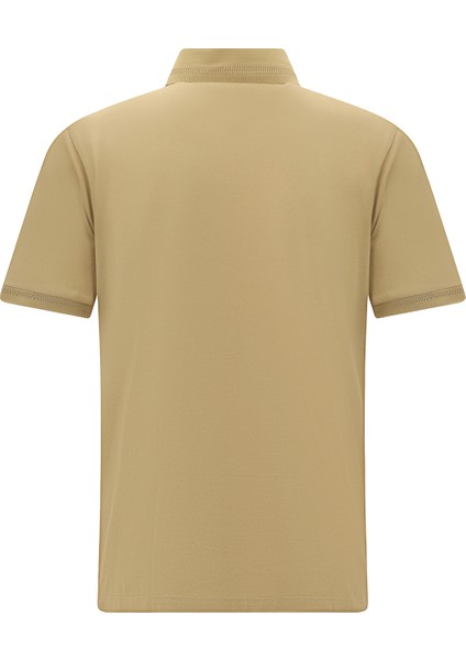 Slim Fit Dar Kesim Nakışlı Merserize Pamuk Polo Yaka T-shirt indirimleri