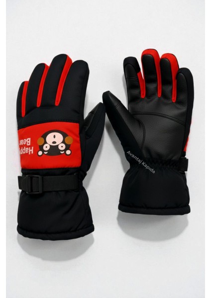 Çocuk Kışlık Kayak & Kar Eldiveni – Polar Astarlı, Suya Dayanıklı, Sıcak Tutan Model (4–10 Yaş) modelleri
