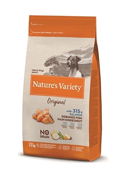 N.v. Dog No Graın Mını Adult Salmon 1,5kg fiyatları