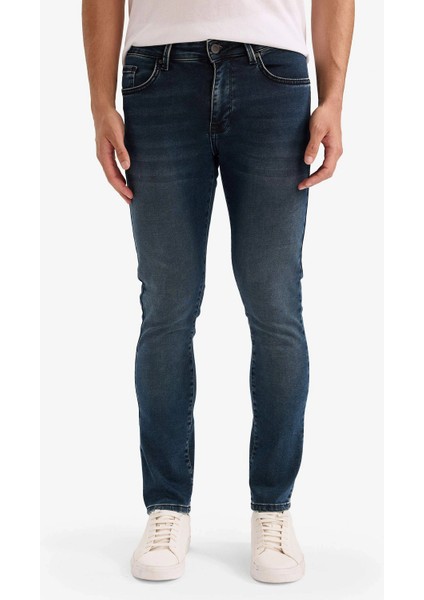 G3233AXNM41 Yeşil Pedro Slim Fit Dar Kalıp Normal Bel Dar Paça Jean Pantolon modelleri