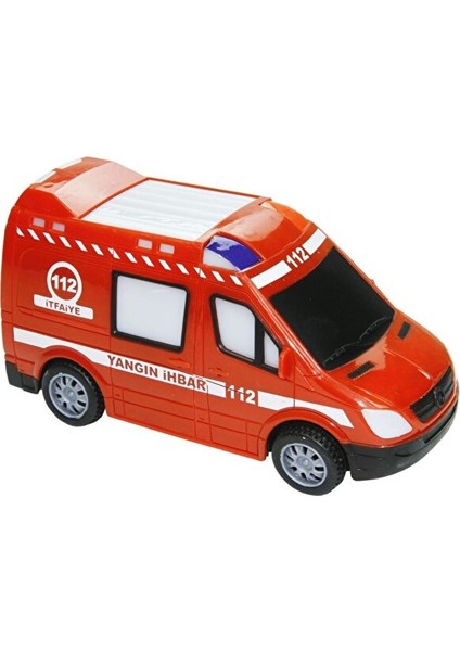 Vardem Kutulu Pilli Itfaiye Arabası Sesli Işıklı Çarpdön Itfaiye Aracı 110 Itfaiye Eğitici Oyuncak fiyatları