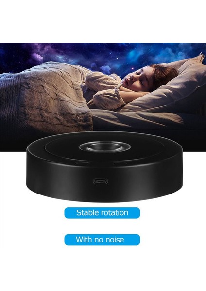 Yuvarlak Stand LED Dönen Ekran Kristaller Için Stand Tabanı Işıklı Temel 8 Işık Modları Ekran Kaideleri (Gümüş) (Yurt Dışından) fiyatları