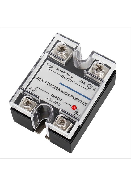 Tek Faz Katı Hal Rölesi Tek Fazlı Ssr Dc Kontrol Ac Katı Hal Rölesi 25A (Yurt Dışından)