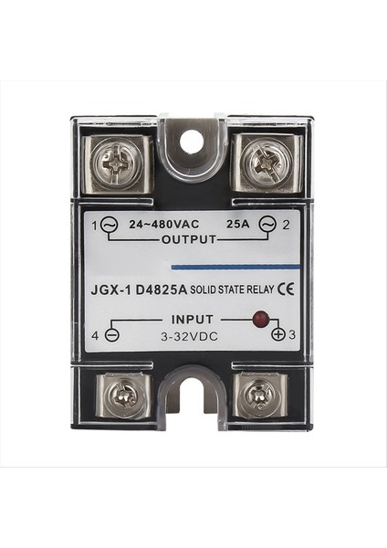Tek Faz Katı Hal Rölesi Tek Fazlı Ssr Dc Kontrol Ac Katı Hal Rölesi 25A (Yurt Dışından) indirimleri