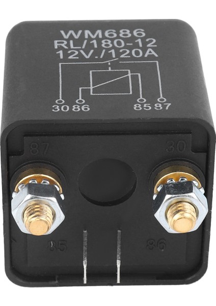 6x Dc 12V Röle Pil Izole Röle Relay 12V / 120A Araç Kamyonları Için Pik Yük (12V / 120A) (Yurt Dışından) modelleri