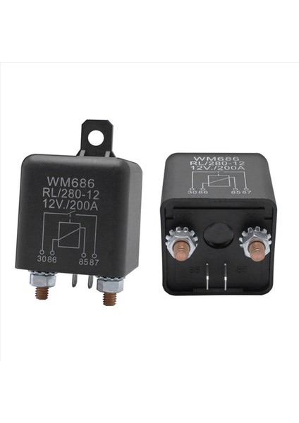 3x Pil Izolatör Rölesi 12V 4 Pimli WM686 Başlangıç Röle Araç Açma/kapalı Anahtarı Normalde Açık Röle RL/280 200A (Yurt Dışından) fiyatları