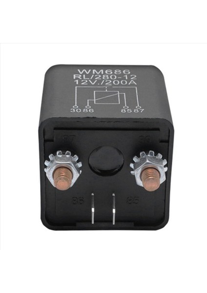3x Pil Izolatör Rölesi 12V 4 Pimli WM686 Başlangıç Röle Araç Açma/kapalı Anahtarı Normalde Açık Röle RL/280 200A (Yurt Dışından) indirimleri