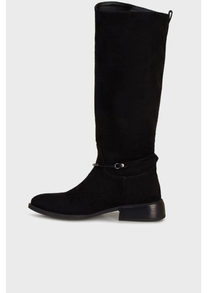 Süet Deri Tokalı Çizme Bayan Çizme PC55048 fiyatları