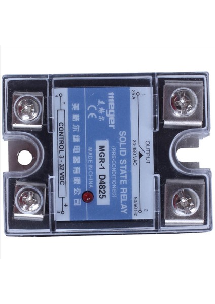 5x Mgr-1 D4825 Tek Fazlı Katı Hal Rölesi Ssr 25A Dc 3-32 V Ac 24-480 V (Yurt Dışından) fiyatları