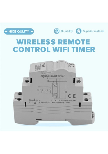 Tuya Akıllı Yaşam Zigbee Devre Kesici Din Rayı 1p Tek Kutuplu Kuru Iletişim Zamanlayıcı Röle Uygulaması Uzaktan Kumanda Akıllı Zamanlayıcı (Yurt Dışından) fırsatları
