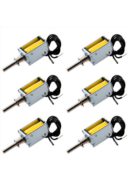 6x Dc 4 5V 40G/2MM Açık Çerçeve Aktüatör Push Çekme Solenoid Elektromanyet (Yurt Dışından)