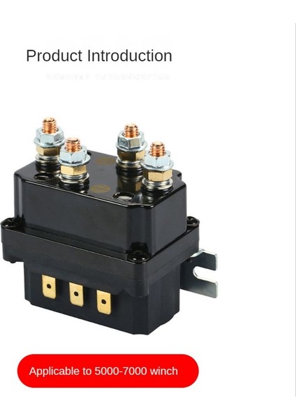 12V Vinç Rocker Anahtarı Başparmak 250A Solenoid Röle Kontaktör Vinçleri Atv Utv Için (Yurt Dışından) fiyatları