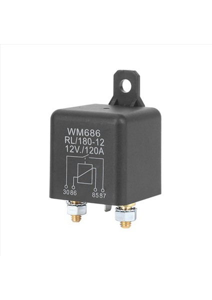 2x WM686 Dc 12V Röle Pil Izolasyon Rölesi 12V / 120A Kablo Terminali ile Araba Kamyonları Için Tepe Yük (Yurt Dışından) fırsatları