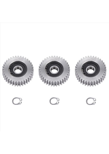 3 Adet Dişli Çapı 38 mm 36 Diş Kalınlığı 12 mm Elektrikli Araç Çelik Dişlisi (Yurt Dışından)