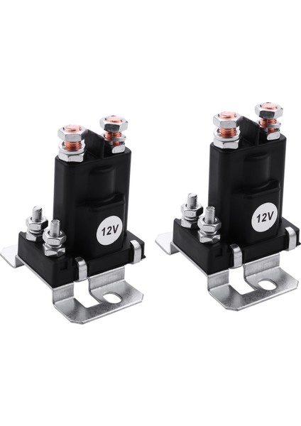 2x Çift Pil Izolatör Rölesi Araba Gücü Anahtarı Için Aç/kapalı 4 Pin 500A 12V Başlat (Yurt Dışından)