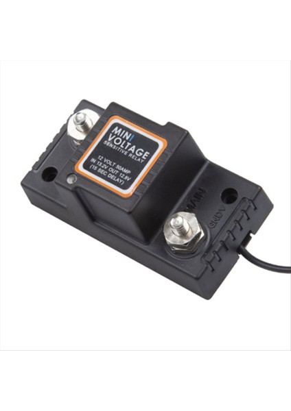 Voltaj Duyarlı Bölünmüş Şarj Röle Vsr 12V 50A Motosiklet Kart Arabası Utv Atv Akıllı Pil Çift Izolatör Şarjı (Yurt Dışından) modelleri