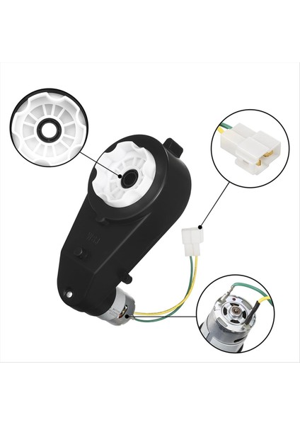2 Adet Çocuklar Araba Şanzıman 550 12V Motor 40000RPM Giderikle Elektrik Motoru Hızlı RS550 Dc Motor Eşleştirme (Yurt Dışından) fırsatları