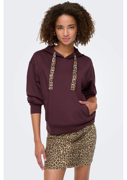 Onlalina Regular Fit Kapüşon Yaka Sweat Bayan Sweat 15364546