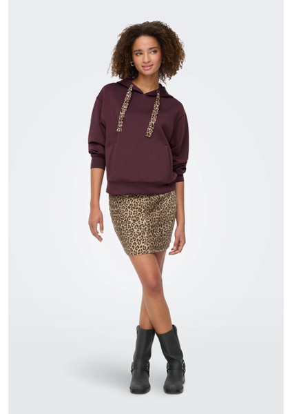 Onlalina Regular Fit Kapüşon Yaka Sweat Bayan Sweat 15364546 fiyatları