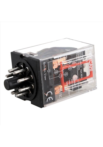 10X MK2P-I Clear Shell Dpdt AC220V Güç Röle Soket Taban (Yurt Dışından) indirimleri