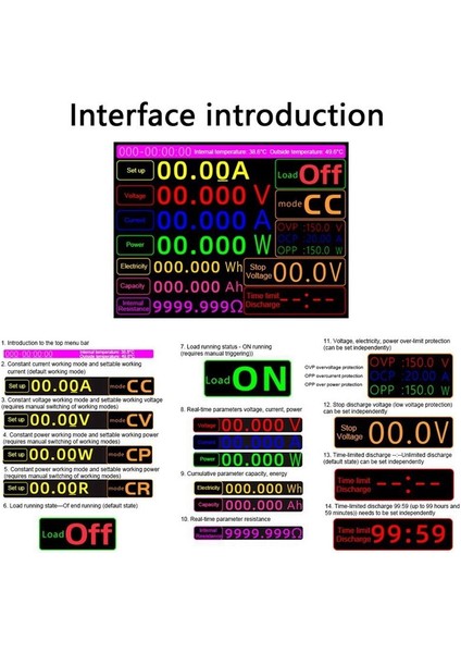 DTL150 4 Telli Pil Kapasite Test Cihazı Yük Güç Test Cihazı Deşarj Ölçer 150W 20A Us Fişi Ab Fişi (Yurt Dışından) fiyatları