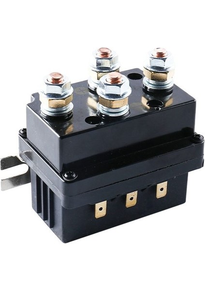 Evrensel Kontaktör Vinç Kontrol Solenoid Röle 12V 500A Vinç Solenoid Röle 500A Dc Anahtarı 4WD Atv Kontrolü (Yurt Dışından) fiyatları