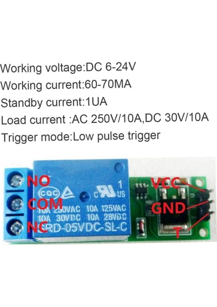 IO25B01 Için Tek Kanallı 6-24V Kendi Kendinden Kilitli Röle Anahtarı Kilitleme Rölesi Düşük Nabız Tetik Kart (Yurt Dışından) fiyatları