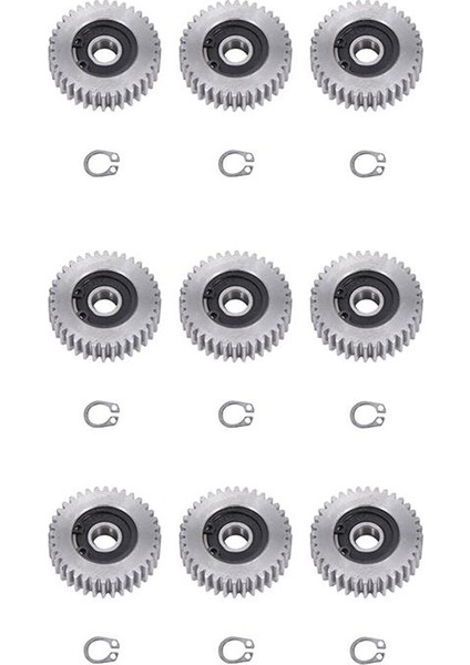9 Adet Dişli Çapı 38 mm 36 Diş Kalınlığı 12 mm Elektrikli Araç Çelik Dişlisi (Yurt Dışından)