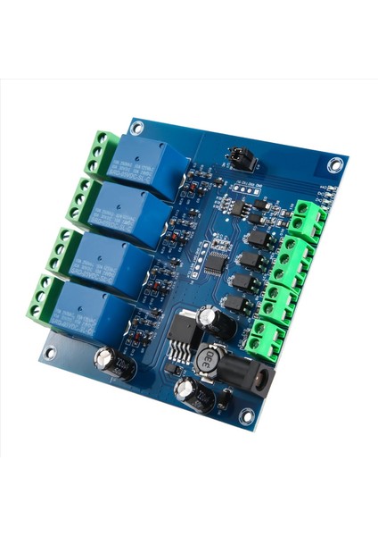 Modbus Rtu 4 Yolu Röle Modülü 7-24V Röle Modül Anahtarı RS485/TTL Giriş ve Çıkış Anti Ters Koruma ile (Yurt Dışından) fiyatları