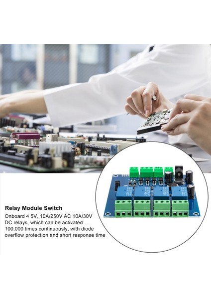 Modbus Rtu 4 Yolu Röle Modülü 7-24V Röle Modül Anahtarı RS485/TTL Giriş ve Çıkış Anti Ters Koruma ile (Yurt Dışından) fırsatları