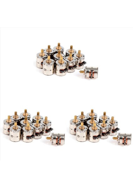 30PCS/PAKET Mini 2-Fazlı 4 Telli Step Motor Minyatür Step Dişli Küçük Minik Motor Oyuncak Motoru Dıy (Yurt Dışından)