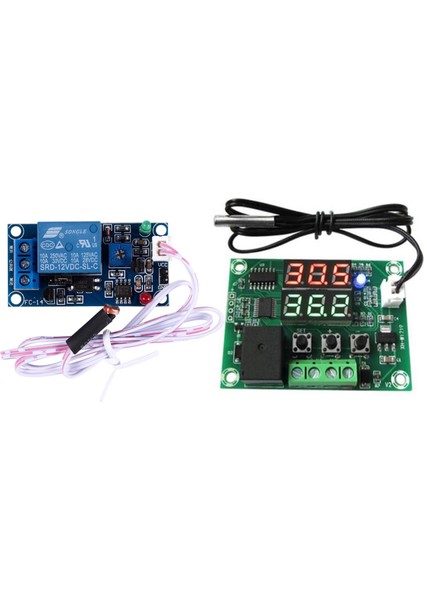 Dc 12V Fotoelektrik Anahtar Sensörü Röle Modülü ve DC12V XH-W1219 Ntc Sensör Anahtarı Regülatör Sensör Modülü (Yurt Dışından)