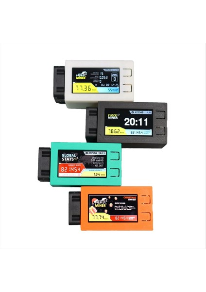 Nerdminer V2 Pro 78KH/S Mini Bitcoin Lotto Madenci Fan 5W Power Btc Solo Lotto Maden Makinesi Turuncu (Yurt Dışından) fırsatları