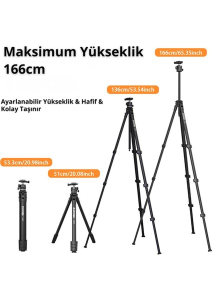 G600 Alüminyum Alaşım Taşınabilir Tripod fırsatları