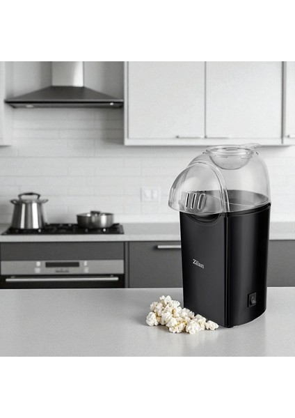 ZLN8045 Popcorn | Patlamış Mısır Makinesi | 1200W | Yağsız ve Sağlıklı Pişirme | Siyah modelleri