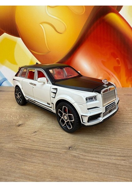 Die Cast Rolls Royce Suv Model Metal Rolls Royce Açılabilir Kapılar Sesli Işıklı Model Araba 22CM fiyatları