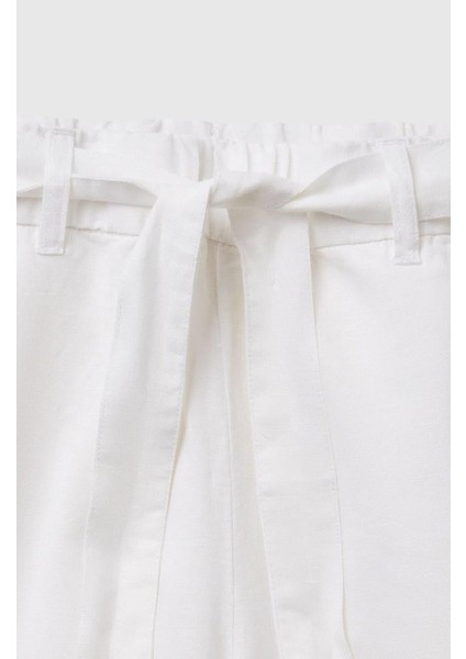 Kız Çocuk Keten Pantolon F01W 6/14 Yaş modelleri