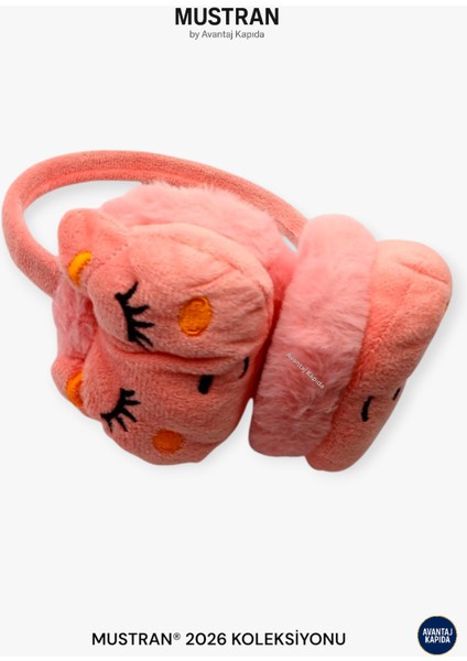 Çocuk Peluş Kulak Koruyucu | 4-12 Yaş Uyumlu Kışlık Yumuşak Kadife Dokulu Sıcak Tutucu Model indirimleri